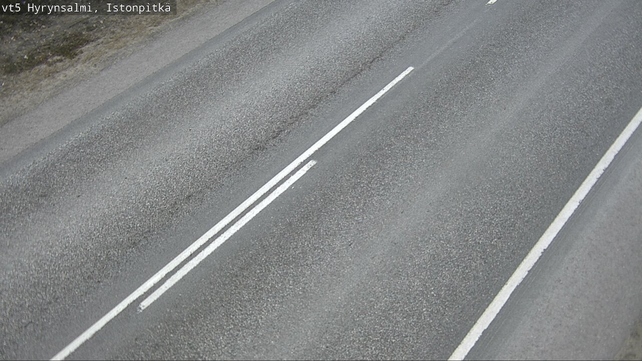 Weather Camera Image Road 5 Hyrynsalmi, Istonpitkä, Hyrynsalmi, Kainuu