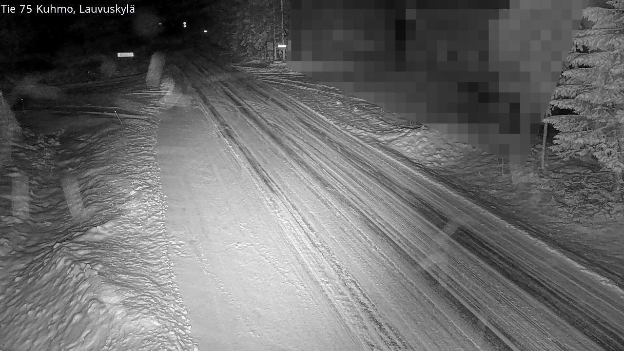 Weather Camera Image Road 75 Kuhmo, Lauvuskylä, Kuhmo, Kainuu