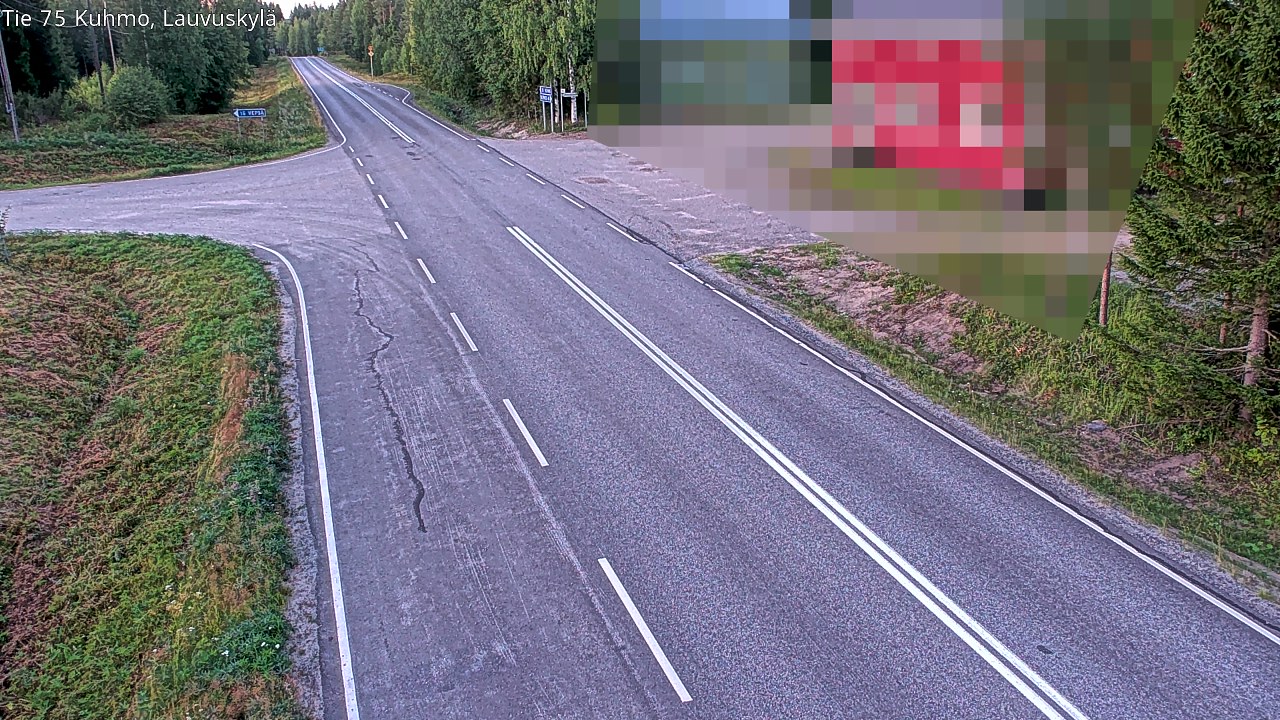 Kelikamerat Kuva Tie 75 Kuhmo, Lauvuskylä, Kuhmo, Kainuu