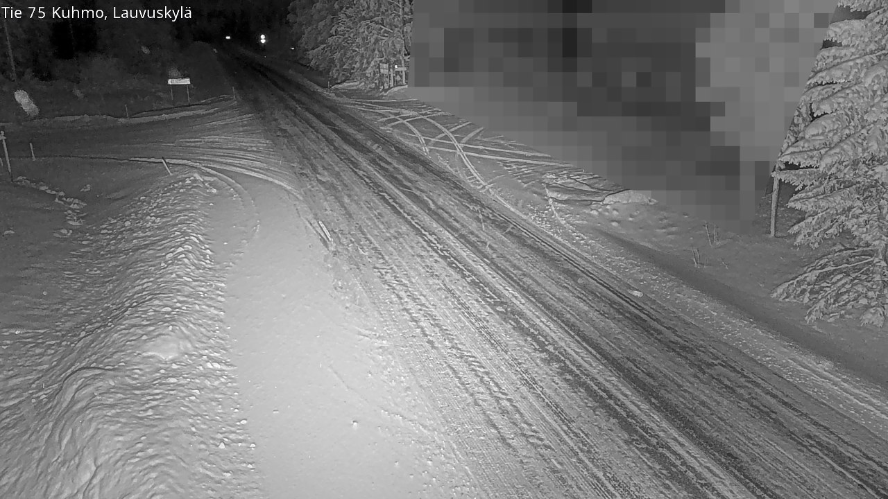 Weather Camera Image Road 75 Kuhmo, Lauvuskylä, Kuhmo, Kainuu