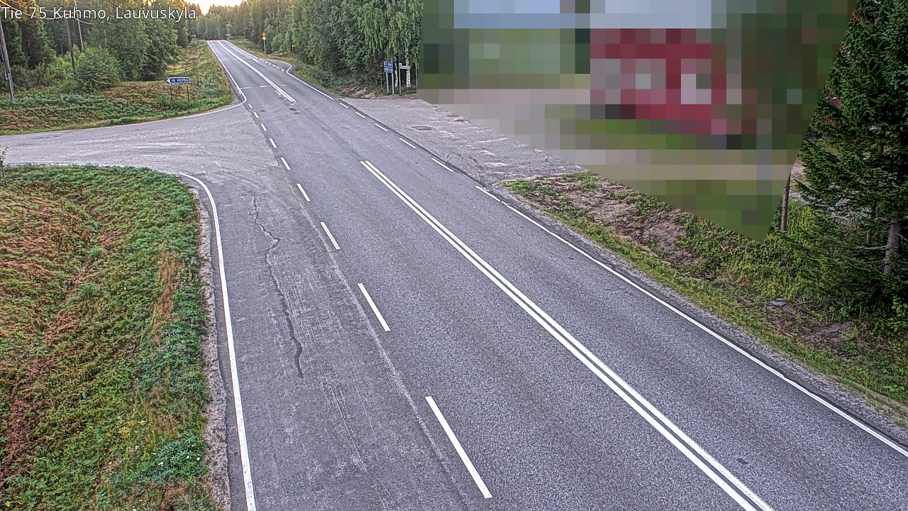 Kelikamerat Kuva Tie 75 Kuhmo, Lauvuskylä, Kuhmo, Kainuu