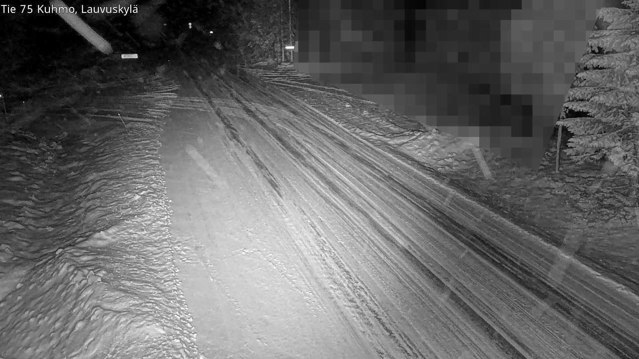 Weather Camera Image Road 75 Kuhmo, Lauvuskylä, Kuhmo, Kainuu