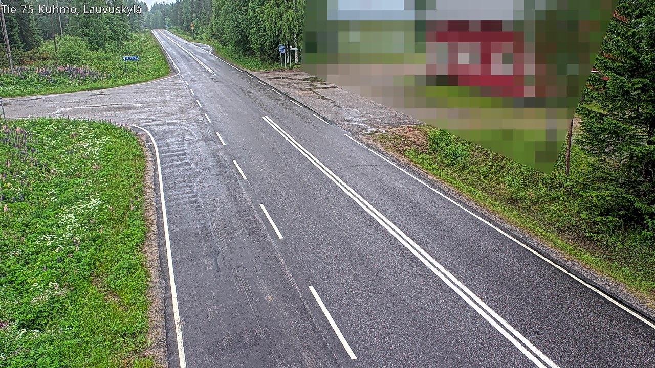 Kelikamerat Kuva Tie 75 Kuhmo, Lauvuskylä, Kuhmo, Kainuu