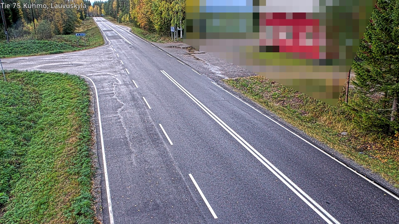 Kelikamerat Kuva Tie 75 Kuhmo, Lauvuskylä, Kuhmo, Kainuu