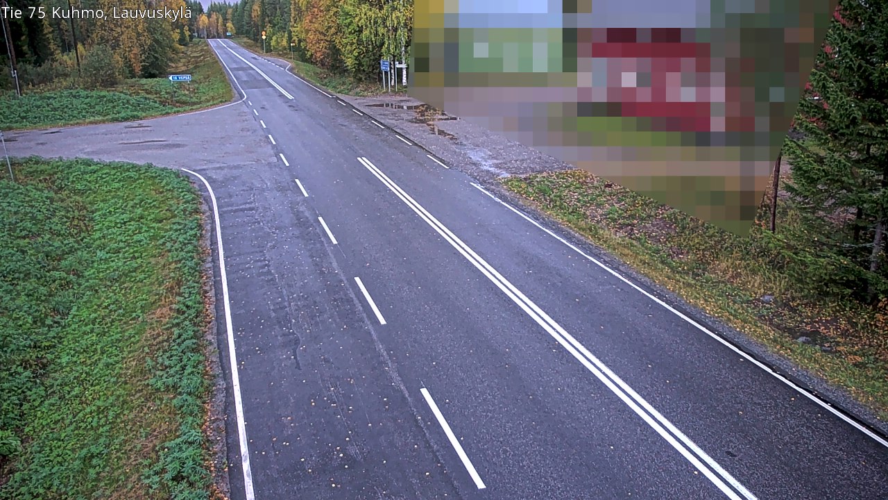 Kelikamerat Kuva Tie 75 Kuhmo, Lauvuskylä, Kuhmo, Kainuu