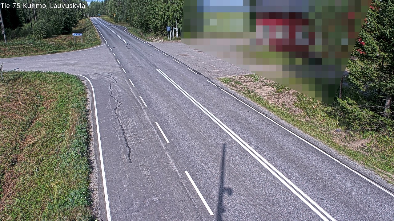Kelikamerat Kuva Tie 75 Kuhmo, Lauvuskylä, Kuhmo, Kainuu