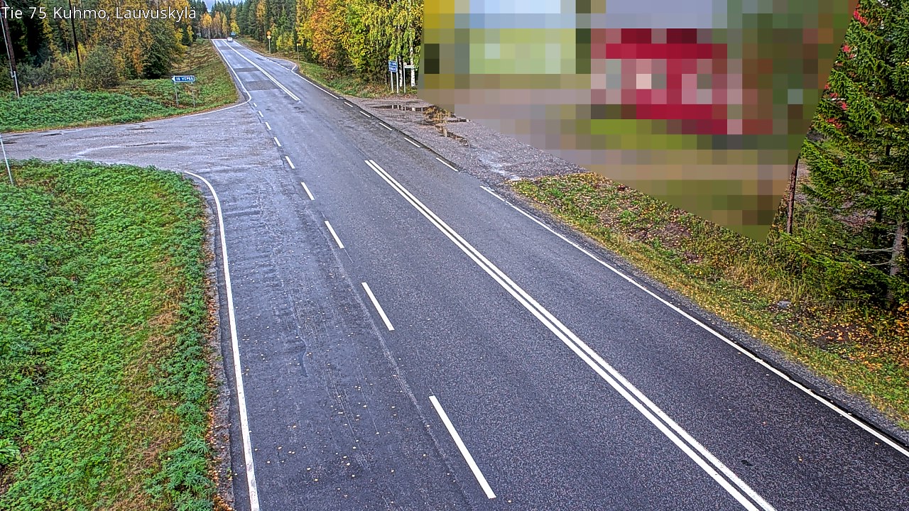 Kelikamerat Kuva Tie 75 Kuhmo, Lauvuskylä, Kuhmo, Kainuu