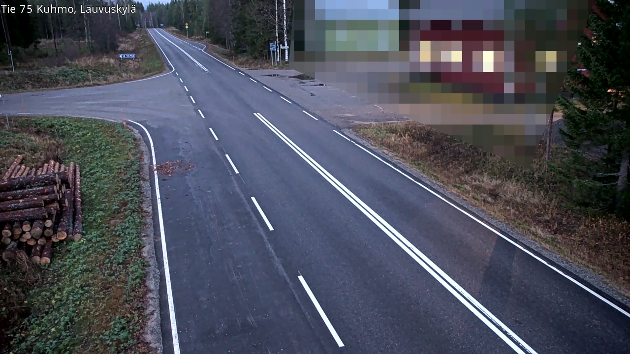 Kelikamerat Kuva Tie 75 Kuhmo, Lauvuskylä, Kuhmo, Kainuu