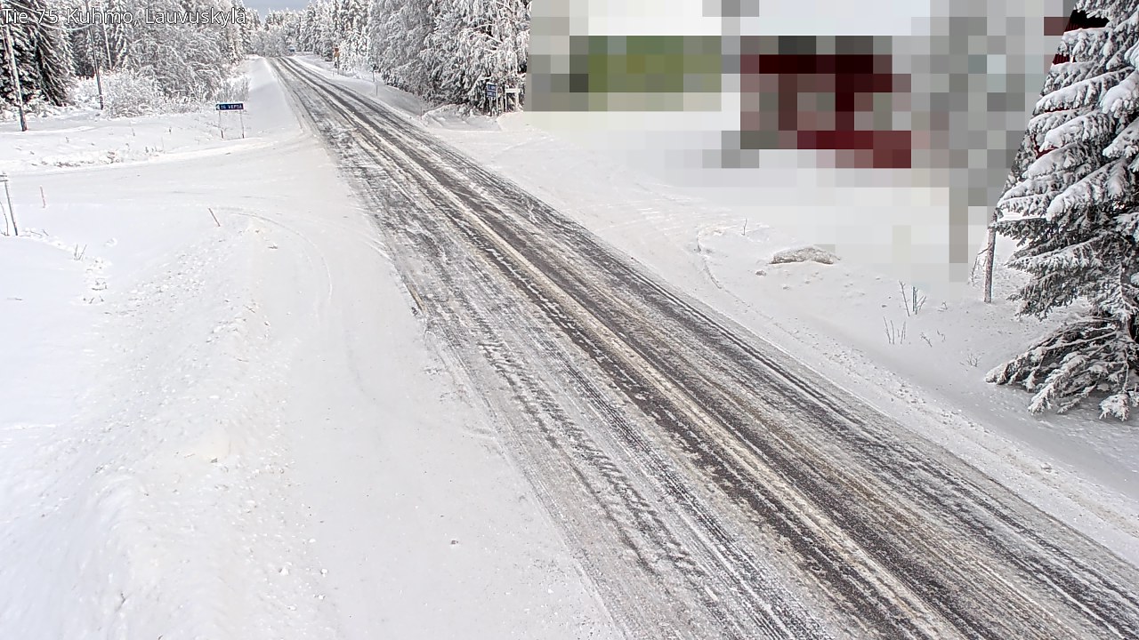 Kelikamerat Kuva Tie 75 Kuhmo, Lauvuskylä, Kuhmo, Kainuu