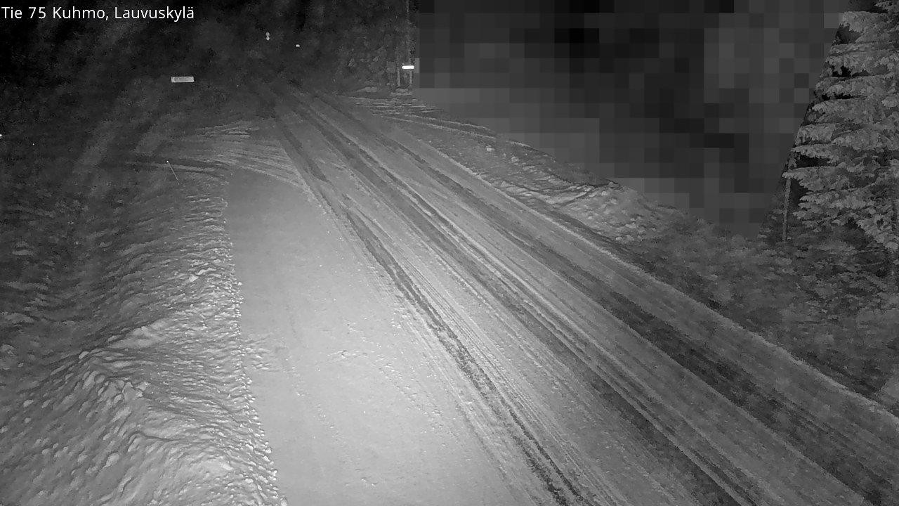 Weather Camera Image Road 75 Kuhmo, Lauvuskylä, Kuhmo, Kainuu
