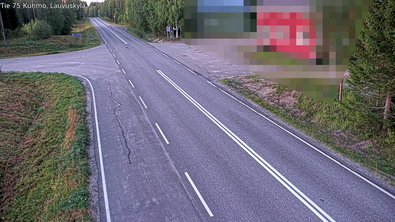 Kelikamerat Kuva Tie 75 Kuhmo, Lauvuskylä, Kuhmo, Kainuu