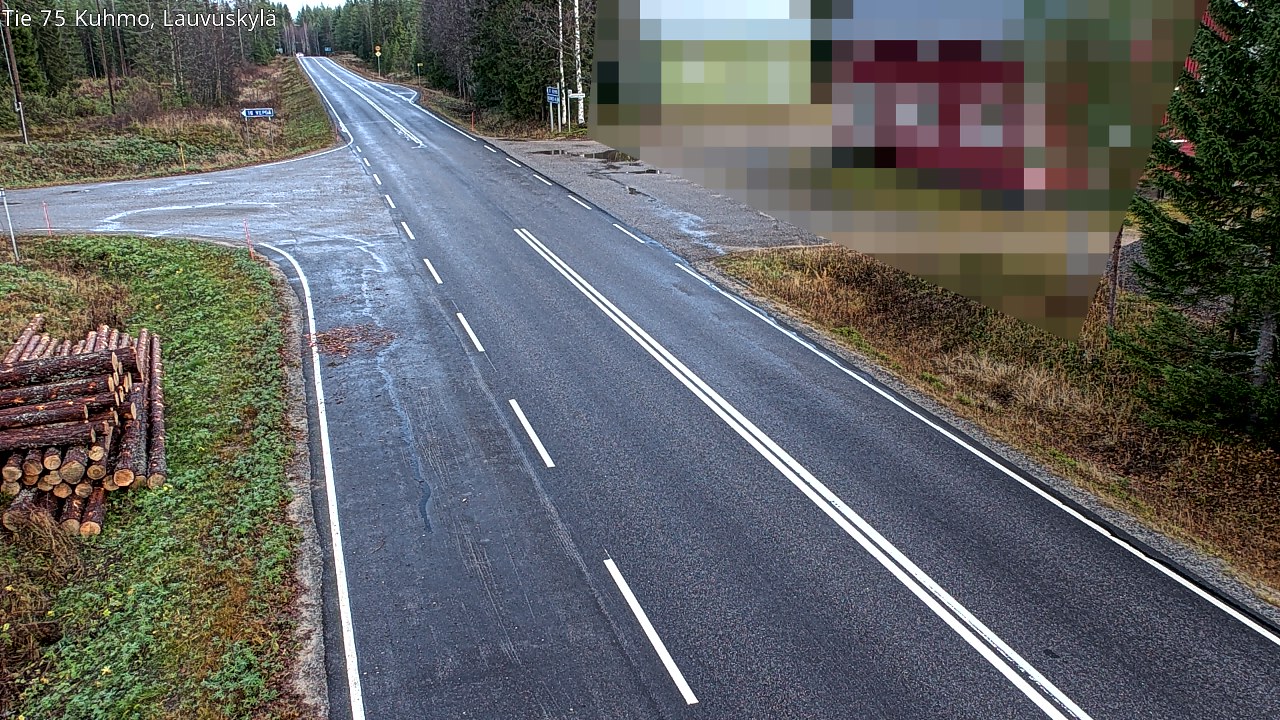 Kelikamerat Kuva Tie 75 Kuhmo, Lauvuskylä, Kuhmo, Kainuu