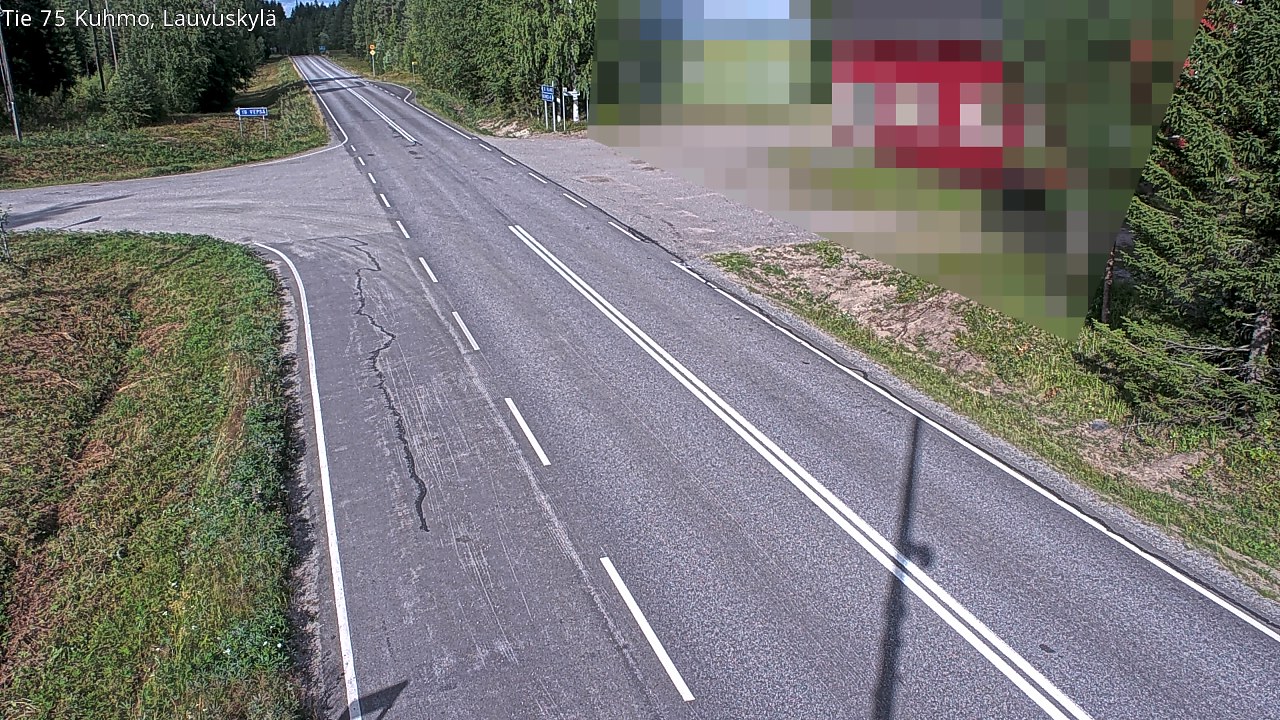 Kelikamerat Kuva Tie 75 Kuhmo, Lauvuskylä, Kuhmo, Kainuu