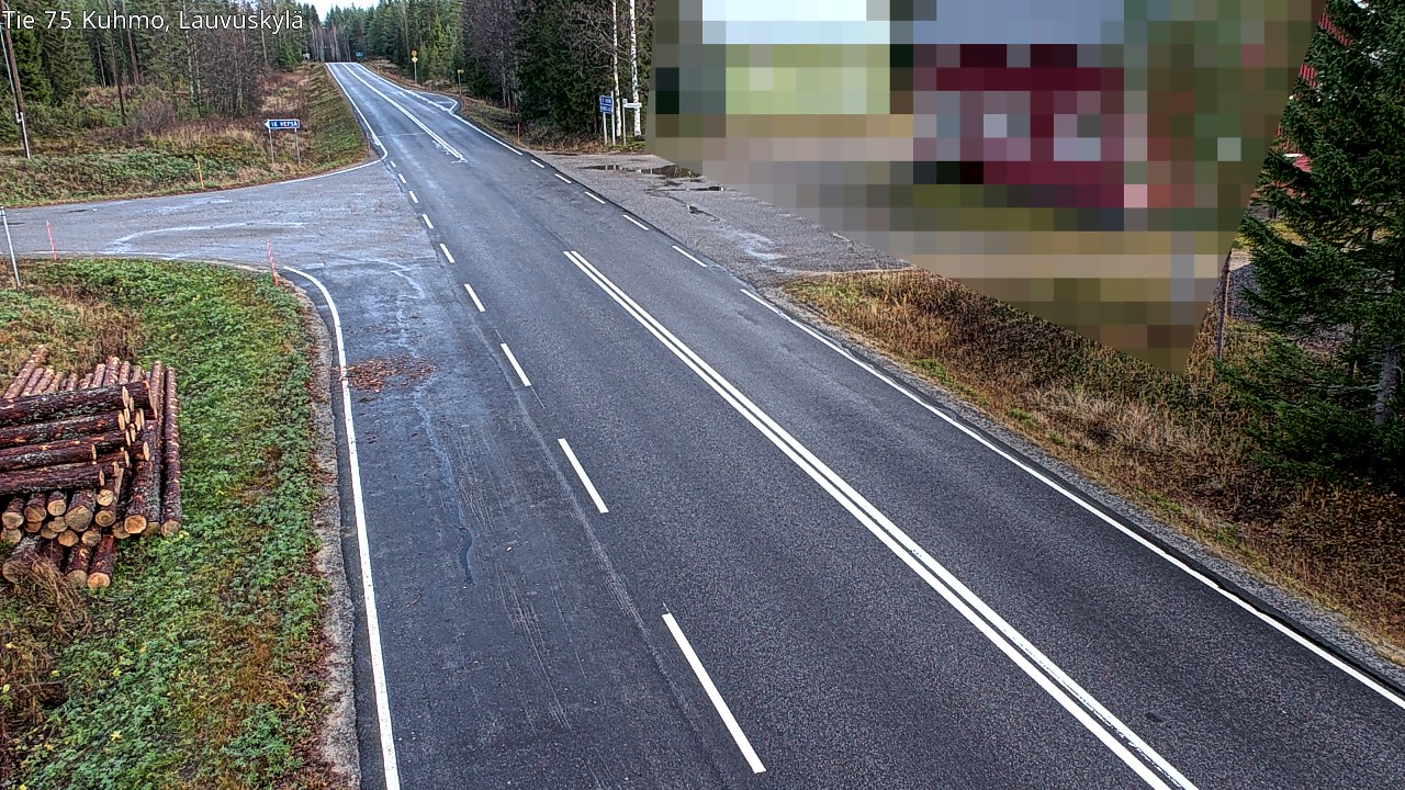 Kelikamerat Kuva Tie 75 Kuhmo, Lauvuskylä, Kuhmo, Kainuu