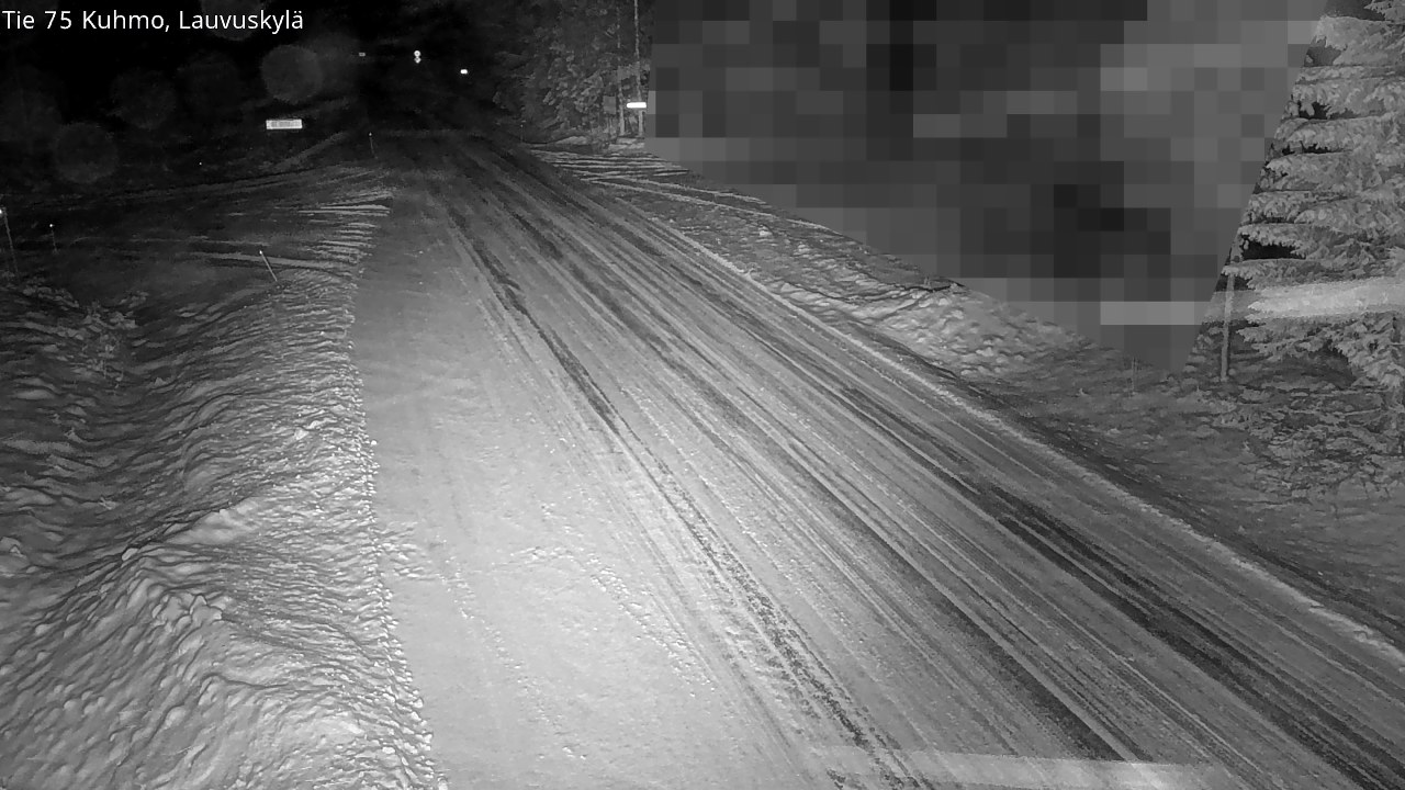 Weather Camera Image Road 75 Kuhmo, Lauvuskylä, Kuhmo, Kainuu