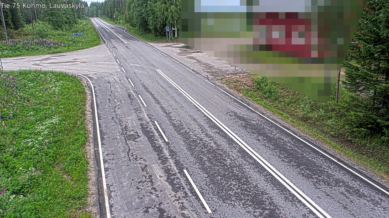 Kelikamerat Kuva Tie 75 Kuhmo, Lauvuskylä, Kuhmo, Kainuu