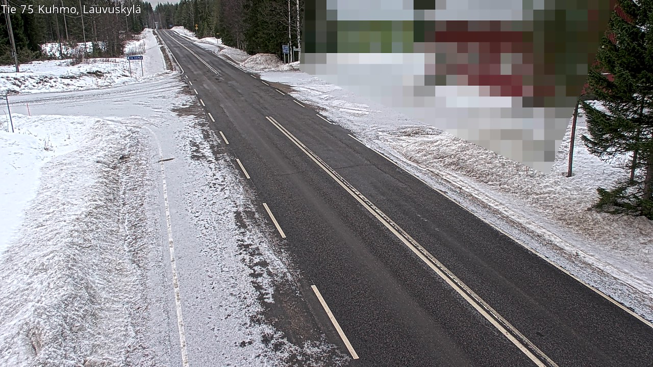 Kelikamerat Kuva Tie 75 Kuhmo, Lauvuskylä, Kuhmo, Kainuu