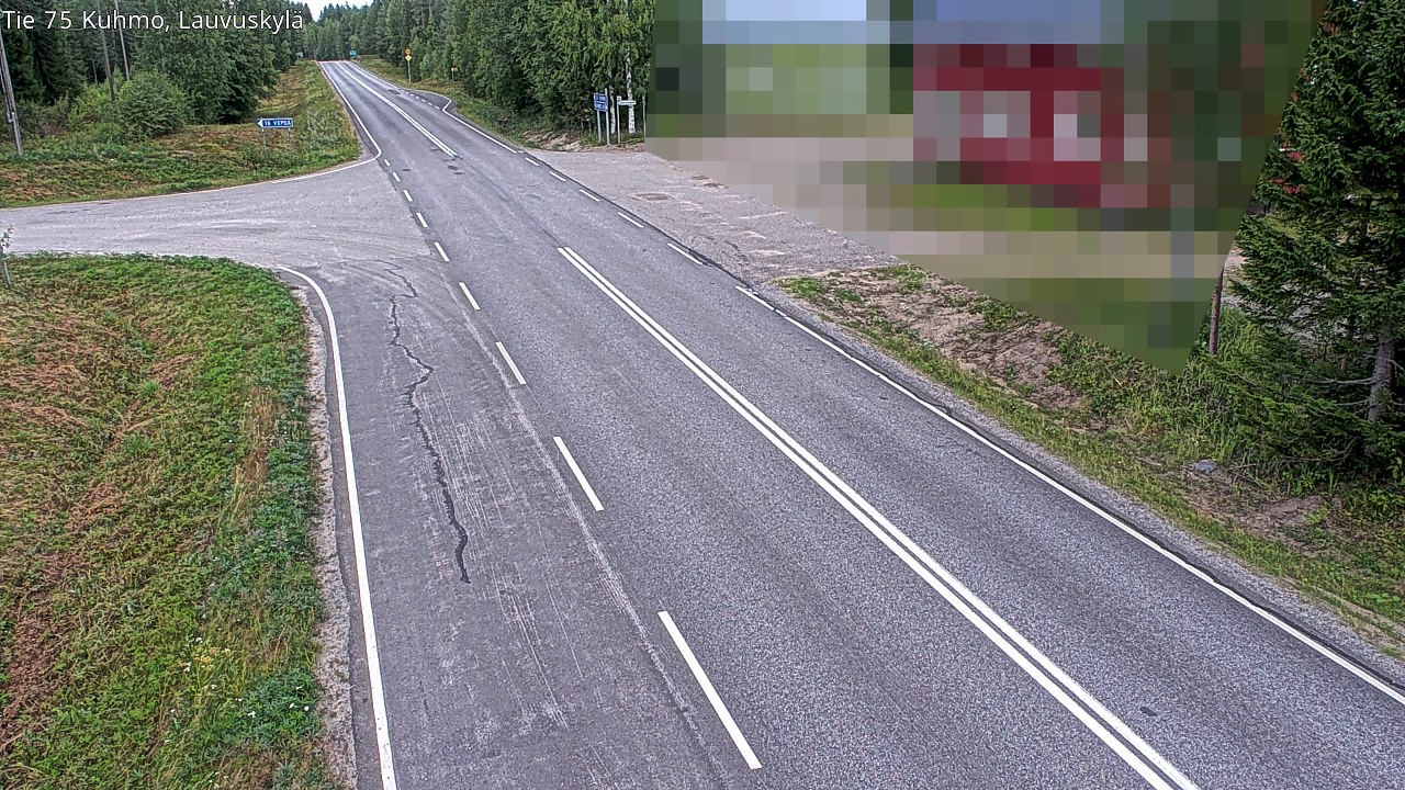 Kelikamerat Kuva Tie 75 Kuhmo, Lauvuskylä, Kuhmo, Kainuu