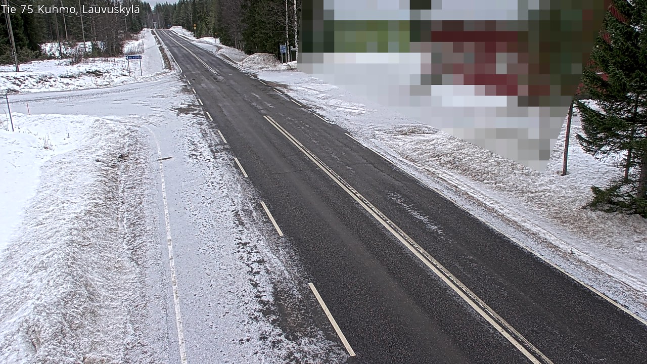 Kelikamerat Kuva Tie 75 Kuhmo, Lauvuskylä, Kuhmo, Kainuu