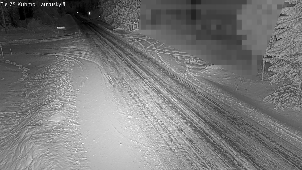 Weather Camera Image Road 75 Kuhmo, Lauvuskylä, Kuhmo, Kainuu