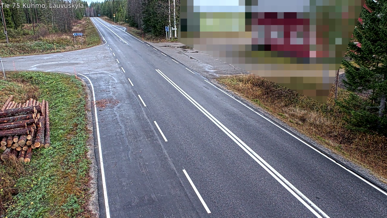 Kelikamerat Kuva Tie 75 Kuhmo, Lauvuskylä, Kuhmo, Kainuu