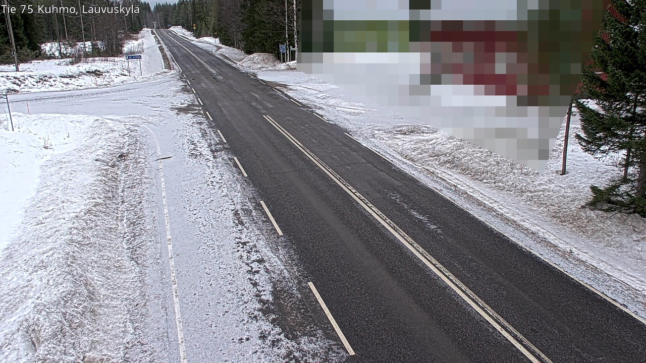 Kelikamerat Kuva Tie 75 Kuhmo, Lauvuskylä, Kuhmo, Kainuu