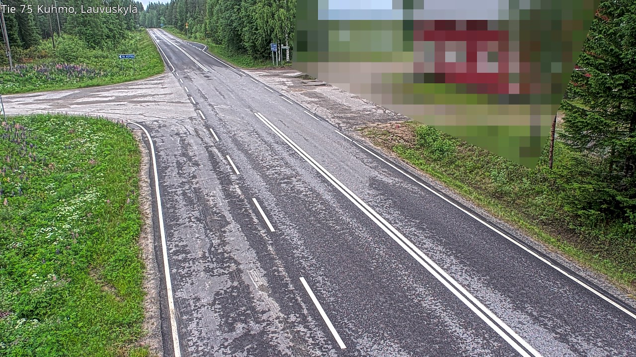 Kelikamerat Kuva Tie 75 Kuhmo, Lauvuskylä, Kuhmo, Kainuu
