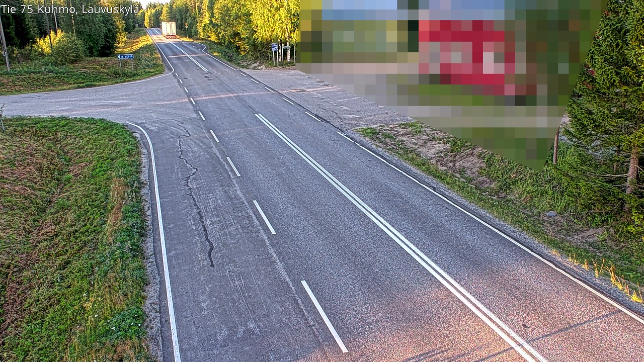 Kelikamerat Kuva Tie 75 Kuhmo, Lauvuskylä, Kuhmo, Kainuu
