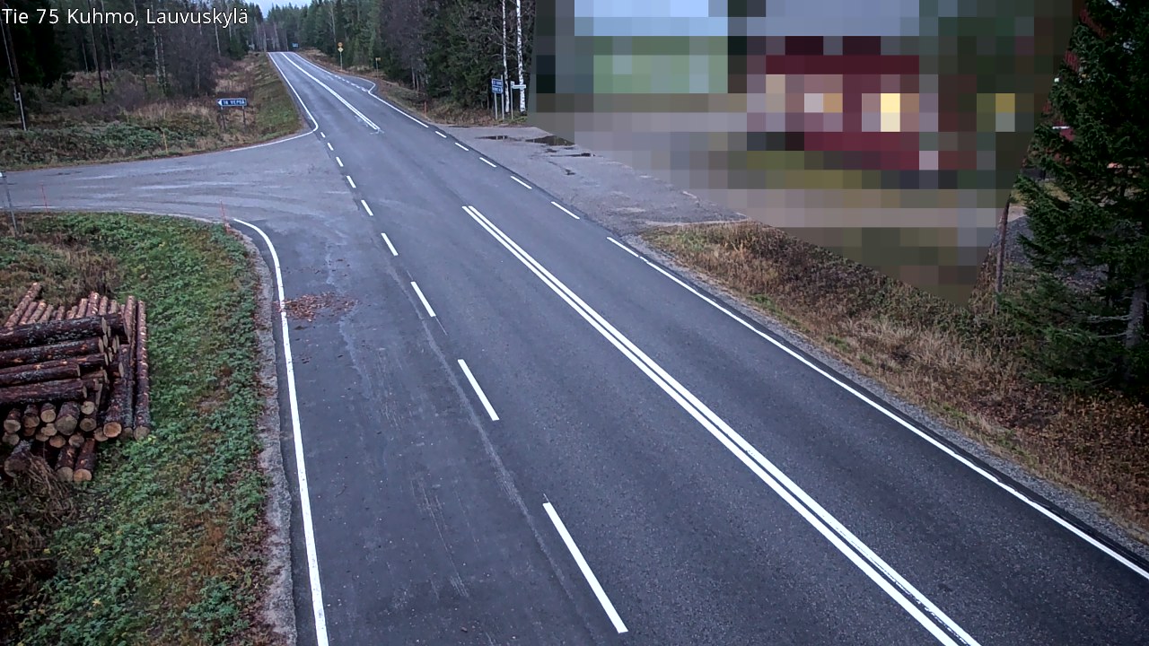 Kelikamerat Kuva Tie 75 Kuhmo, Lauvuskylä, Kuhmo, Kainuu