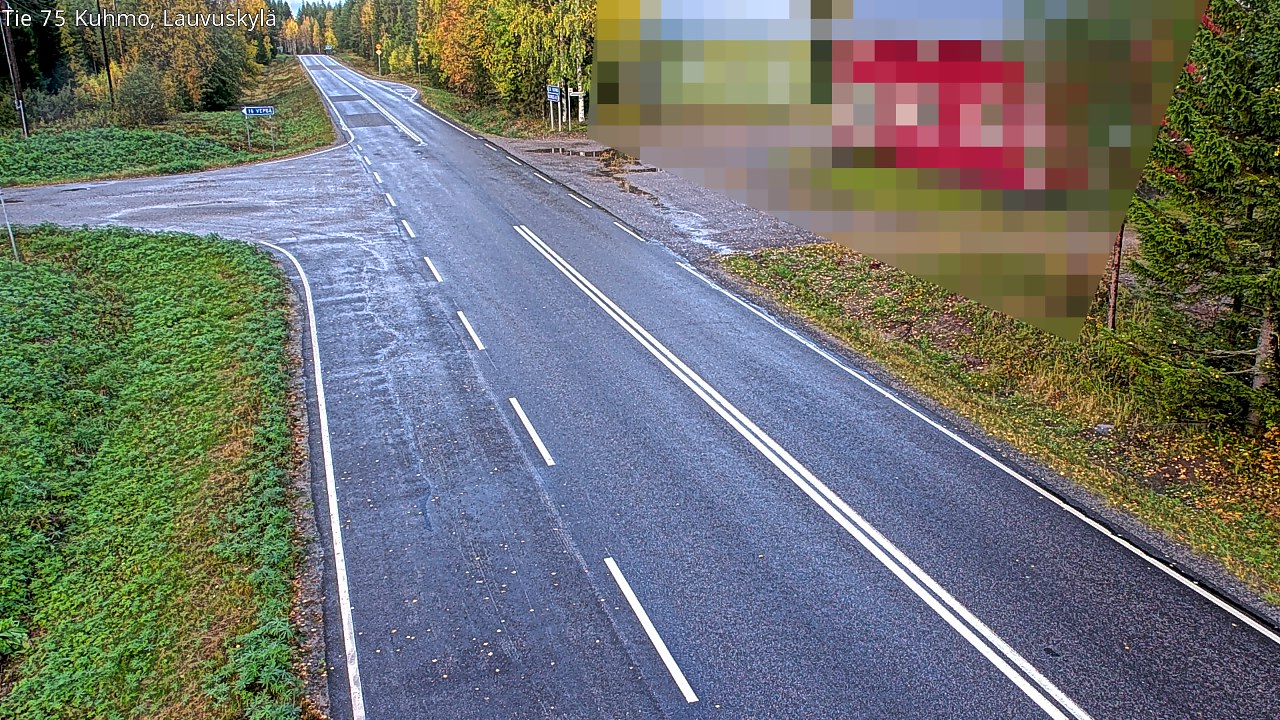 Kelikamerat Kuva Tie 75 Kuhmo, Lauvuskylä, Kuhmo, Kainuu