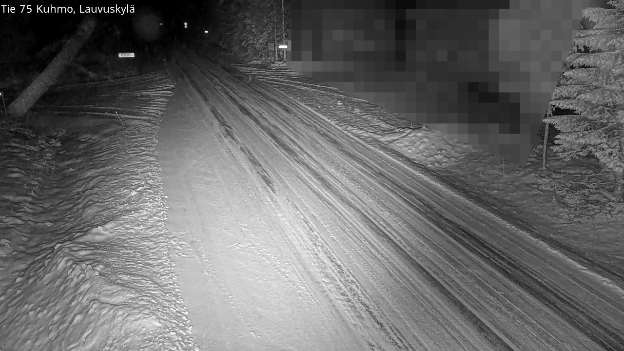 Weather Camera Image Road 75 Kuhmo, Lauvuskylä, Kuhmo, Kainuu
