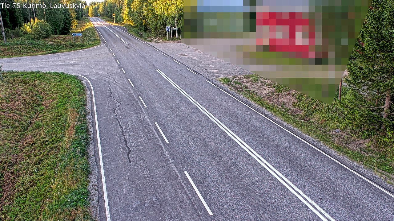 Kelikamerat Kuva Tie 75 Kuhmo, Lauvuskylä, Kuhmo, Kainuu