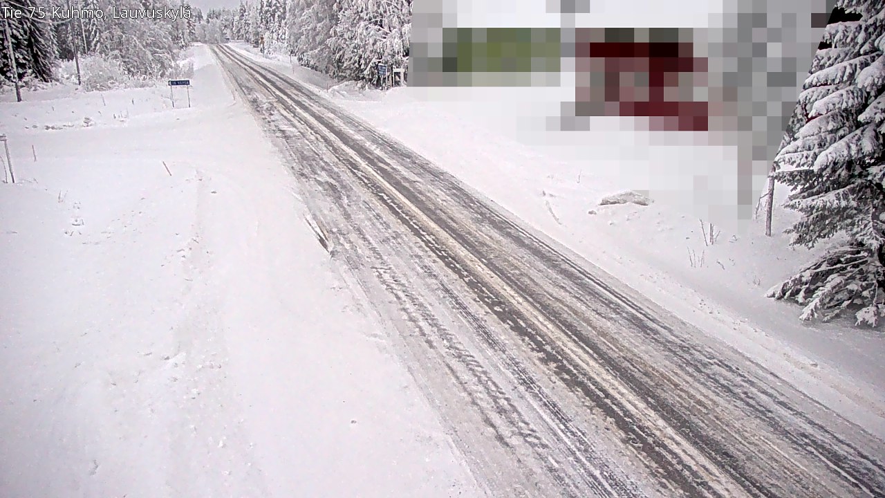 Kelikamerat Kuva Tie 75 Kuhmo, Lauvuskylä, Kuhmo, Kainuu