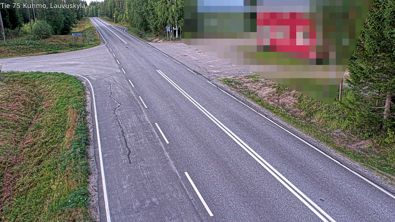 Kelikamerat Kuva Tie 75 Kuhmo, Lauvuskylä, Kuhmo, Kainuu