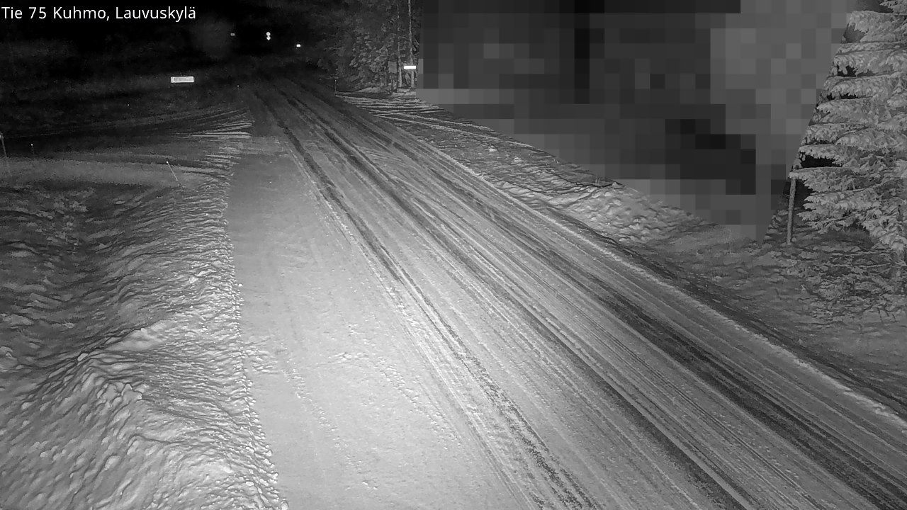 Weather Camera Image Road 75 Kuhmo, Lauvuskylä, Kuhmo, Kainuu