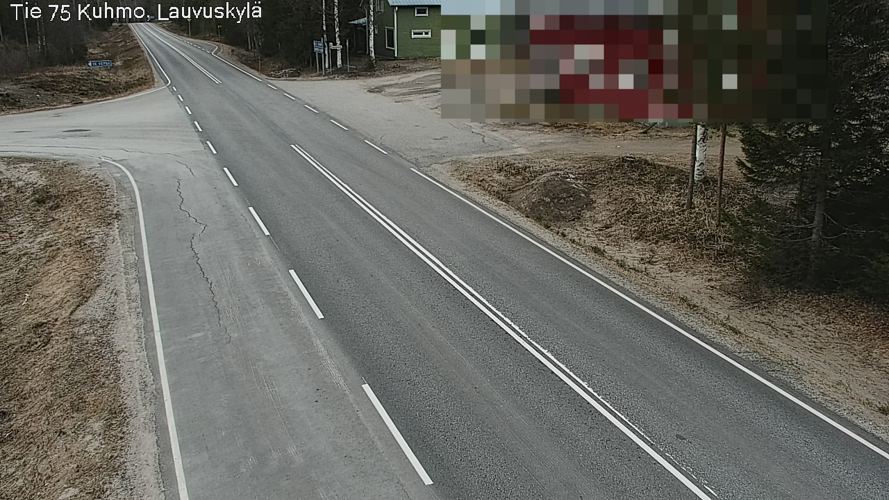 Weather Camera Image Road 75 Kuhmo, Lauvuskylä, Kuhmo, Kainuu