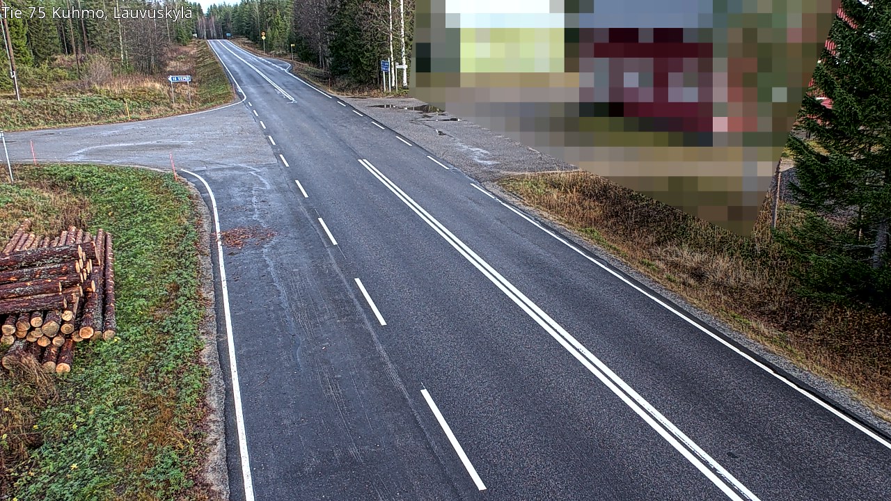 Kelikamerat Kuva Tie 75 Kuhmo, Lauvuskylä, Kuhmo, Kainuu