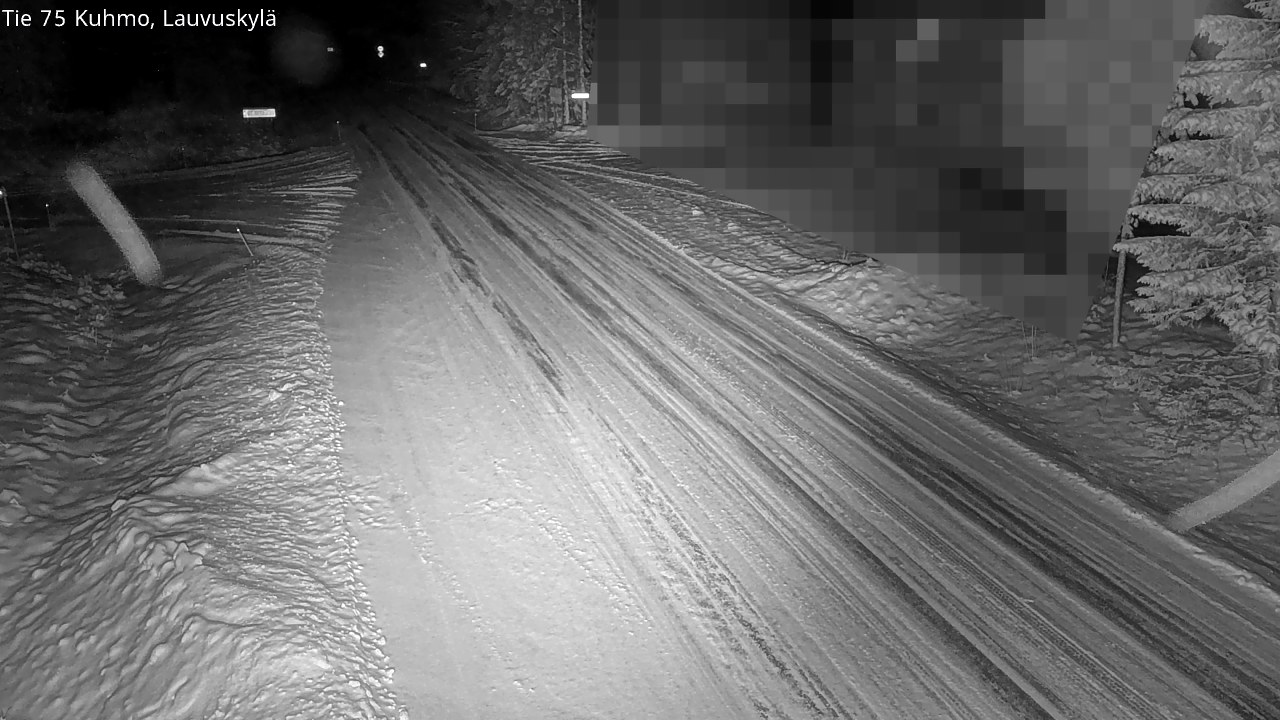 Weather Camera Image Road 75 Kuhmo, Lauvuskylä, Kuhmo, Kainuu