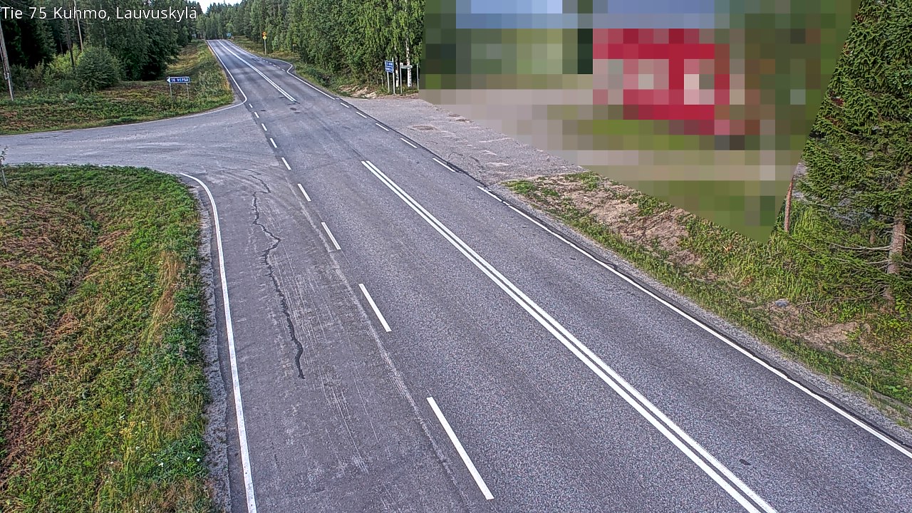 Kelikamerat Kuva Tie 75 Kuhmo, Lauvuskylä, Kuhmo, Kainuu