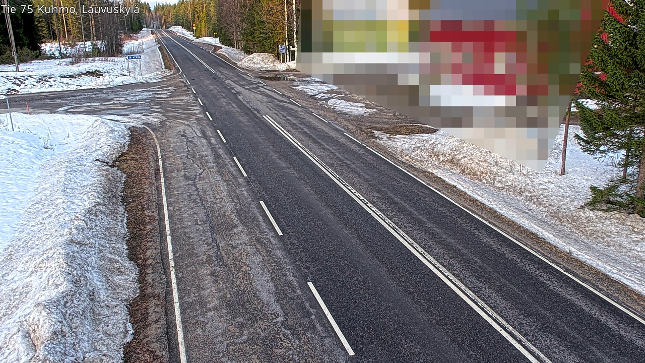 Kelikamerat Kuva Tie 75 Kuhmo, Lauvuskylä, Kuhmo, Kainuu