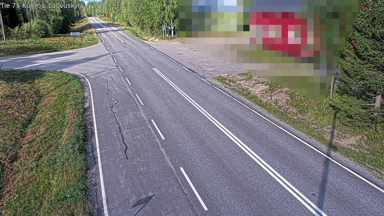 Kelikamerat Kuva Tie 75 Kuhmo, Lauvuskylä, Kuhmo, Kainuu