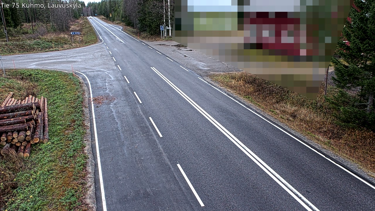 Kelikamerat Kuva Tie 75 Kuhmo, Lauvuskylä, Kuhmo, Kainuu