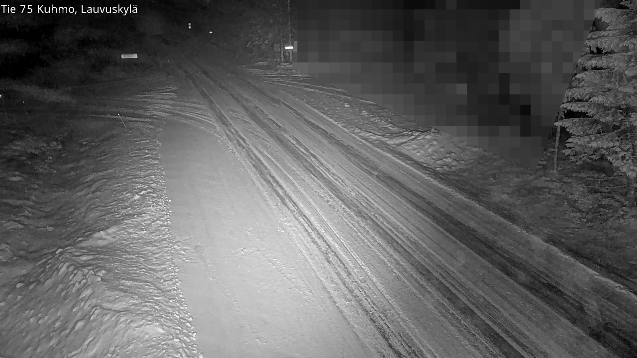 Weather Camera Image Road 75 Kuhmo, Lauvuskylä, Kuhmo, Kainuu