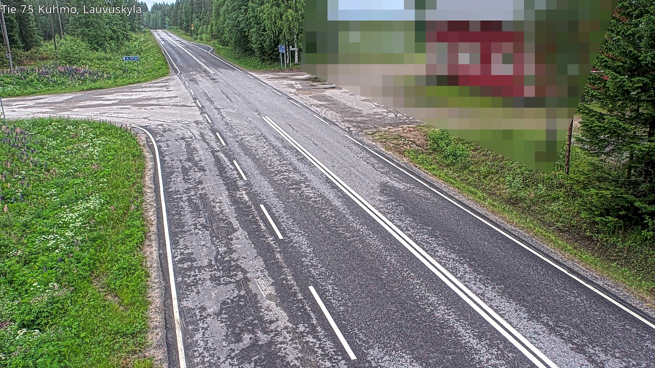 Kelikamerat Kuva Tie 75 Kuhmo, Lauvuskylä, Kuhmo, Kainuu
