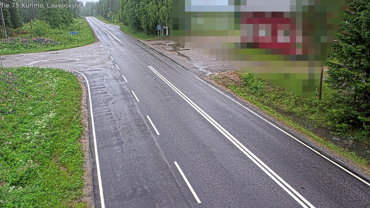 Kelikamerat Kuva Tie 75 Kuhmo, Lauvuskylä, Kuhmo, Kainuu