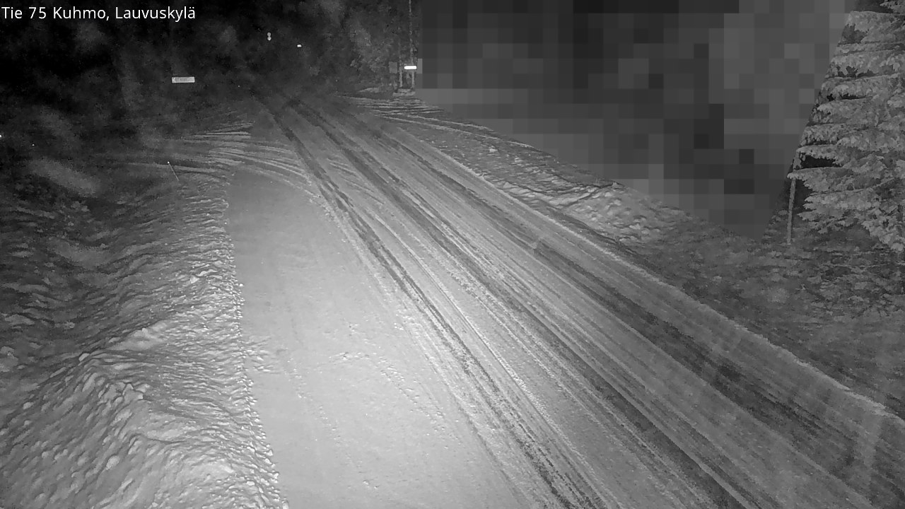 Weather Camera Image Road 75 Kuhmo, Lauvuskylä, Kuhmo, Kainuu