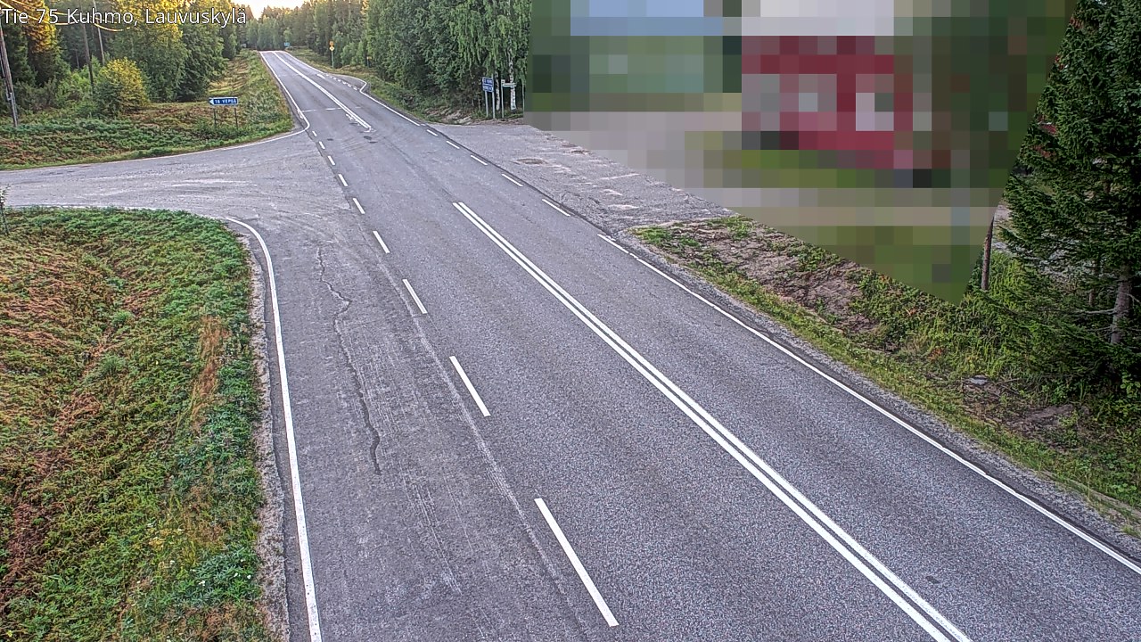 Kelikamerat Kuva Tie 75 Kuhmo, Lauvuskylä, Kuhmo, Kainuu