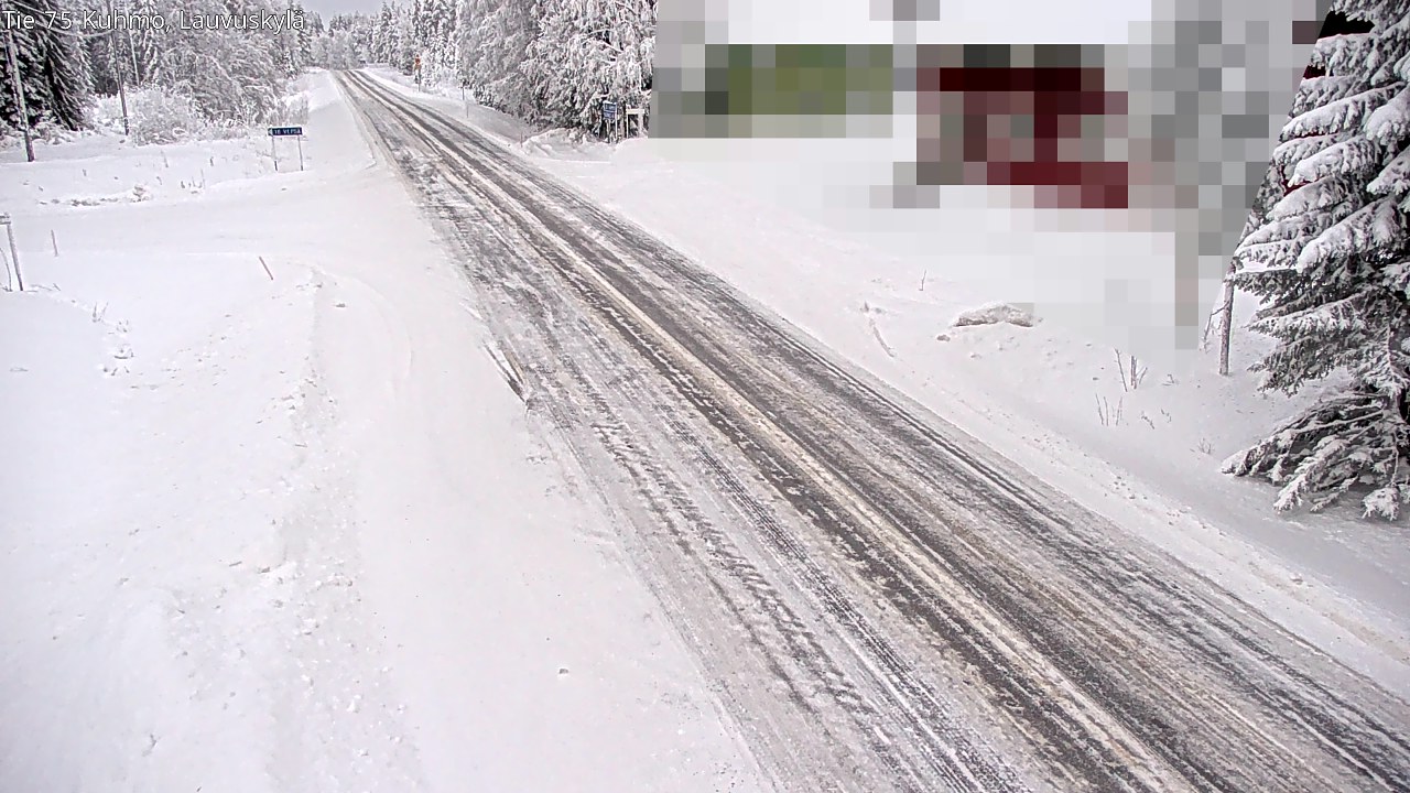 Kelikamerat Kuva Tie 75 Kuhmo, Lauvuskylä, Kuhmo, Kainuu