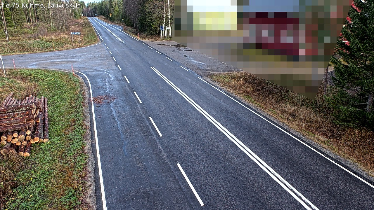 Kelikamerat Kuva Tie 75 Kuhmo, Lauvuskylä, Kuhmo, Kainuu