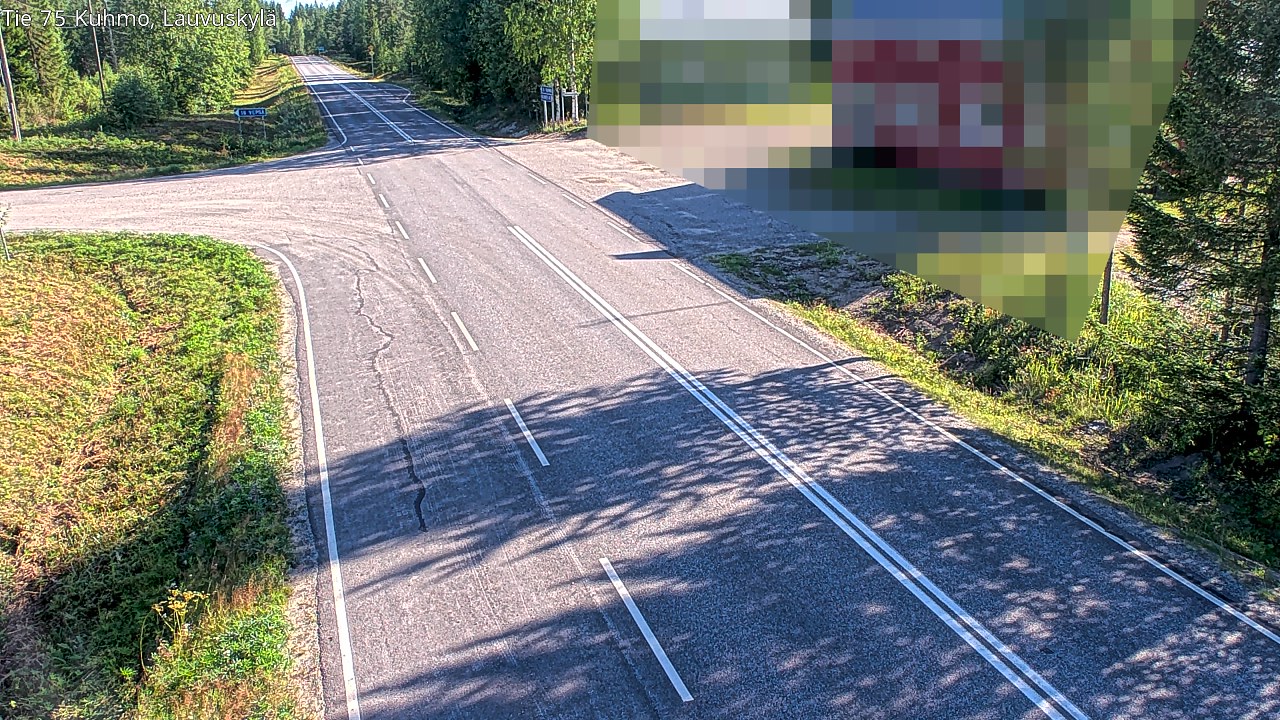 Kelikamerat Kuva Tie 75 Kuhmo, Lauvuskylä, Kuhmo, Kainuu